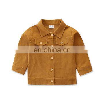 RTS Girl Corduroy Jacket Fall Clothing For Kids Jacket photo-3