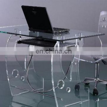 affordable prices  toughened tempered tinted glass computer table top customized