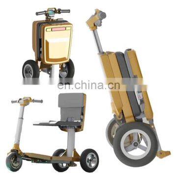 Foldable 3 Wheel Electric Box Scooter Three Wheel New Ce 48V 120kg with 350w Motor 53*38*79cm 83*57*42cm 20KG/25KG 201-500w 6-8H