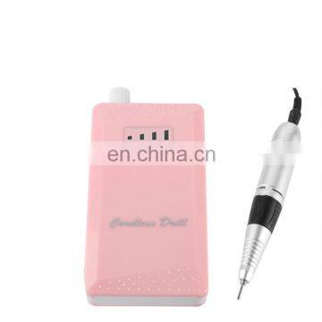 NEW Portable Rechargeable Polisher Electric Nail Art Drill File Manicure Machine