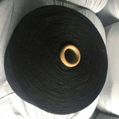 Keshu Ne8s/1 dyed black color 65/35 pc or cvc yarn blended yarn for weaving