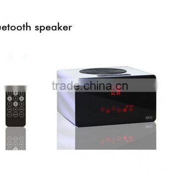 NFC light touch multi function Bluetooth SPEAKER with wood material