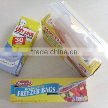 family use zip lock bag, packing film zipper bag, slider bags