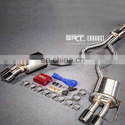 Flexible Exhaust Pipe for LAND ROVER RANGE ROVER Car Exhaust Catback With Quad Double Tip photo-3