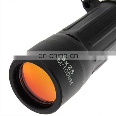 New Arrival Mini Monocular Telescope10*25 Camping Hiking Hunting Sports telescopes Tool with Case Christmas Gift