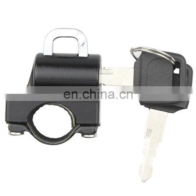 Alloy Helmet Lock Motorcycle Anti-Theft Fixed Multifunctional Helmet Lock Electric Car Handlebar For Car Accessories