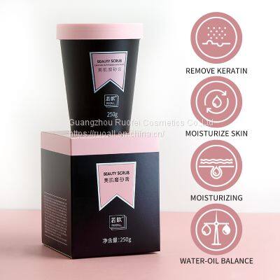 Ruoall Gift Set High Quality Exfoliator Body Scrub With Walnut Ginkgo Natural Ingredient photo-2