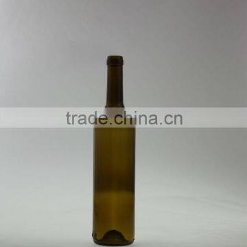 Glass wine bottle