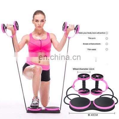 Hot Sale Ab Rollers Can Be Customized Double Abdominal Wheel Exercise With Resistance Ab Rollers Ab Push Up Wheel