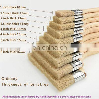 4 Inch Ordinary Professional 100% High Quality Oil Painting Brushes Paint Brush photo-3