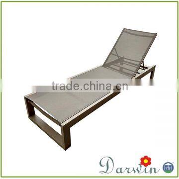 Hotel used aluminum chaise lounge sun lounger for pool