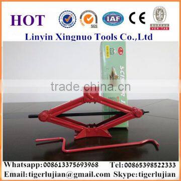 China Famous Brand Name Xingnuo 1.5-ton Capacity Red Color Portable Scissor Jack photo-5