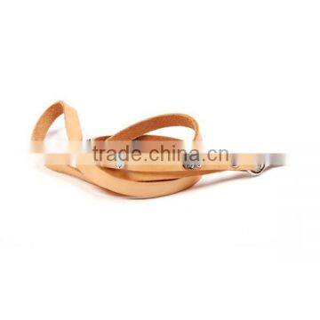 Cheap pu Brown Key Holders Strap Hang Around Neck Custom Leather Key Chain photo-2