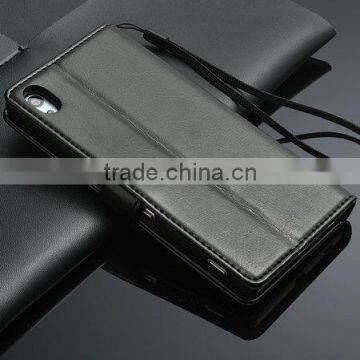 PU Leather Magnetic Flip Case Skin Cover For Sony Xperia Z4 photo-4