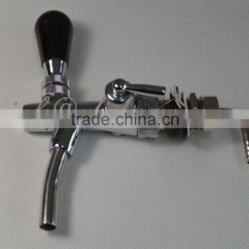 Chrome Plated Draft Beer Faucet - Spout Tap Bar Kegerator , Ajustable, Homebrewing, NEW