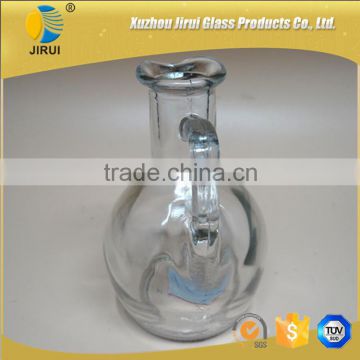 180ml glass oil bottle with handle