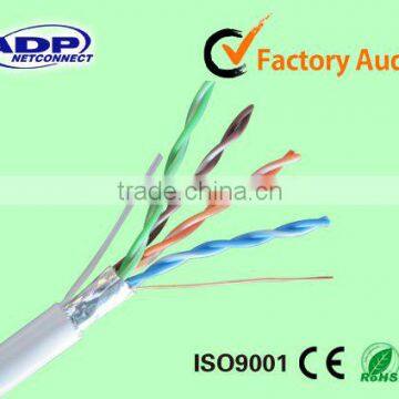 Customize High Speed Waterproof PVC FTP Cat 5e Cat5 Network Lan Cable 0.5mm 24AWG Solid BC Copper Price photo-4