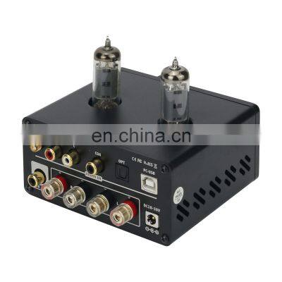 SUCA AUDIO SMART01 Hifi Tube Amplifier DAC USB DAC Amp With VU Meter 100W+100W photo-2