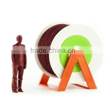 Pla 3d Printer Material Bordeaux Filament With the New Spool Convertible Into a Coat Hanger. Spool Holder Included.