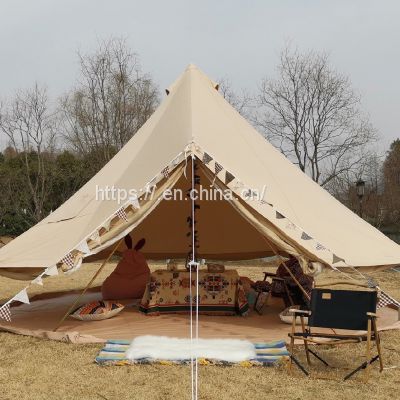 4M Cotton Canvas Bell Tent