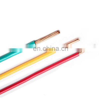 Plant Direct Price Copper Cable 1.5mm2 Flexible Non-sheathed Single Core Pvc Insulated Rv Cable Electrical Wire