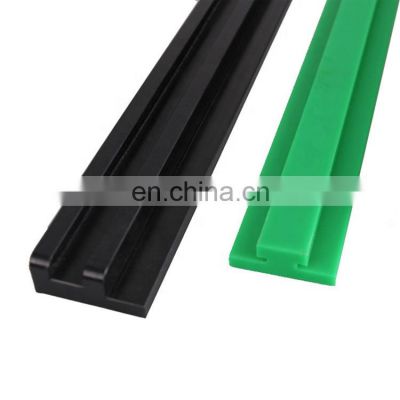 Uhmwpe plastic  sliding conveyor guide rails chain guides