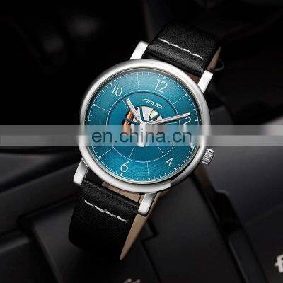 SINOBI Classic Wristwatch S9843G Stainless Steel Man Watch Relogio Custom Logo Hollow Out Dial Watches Montre Homme photo-2