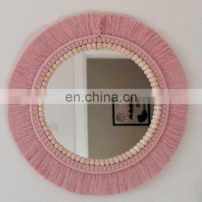 Nursery Wall Decor, Macrame Wall Hanging Woven Round Hanging Decoration photo-3