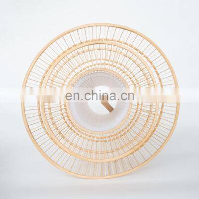 Supplier High Quality Bamboo Handwoven Natural Light For Decoration Woven Lampshade Vietnam Supplier photo-4