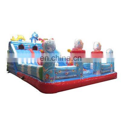 amusement park cheaper outdoor 100 sqm children inflatable bouncy castle