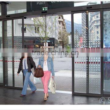 Heavy duty supermarket telescopic automatic sliding doors