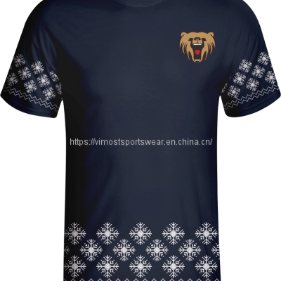 2023 short sleeves full sublimated t-shirts with 100% superior polyester