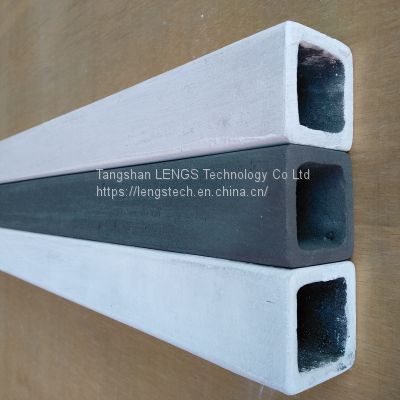 ReSiC beams with alumina coating, recrystallized silicon carbide ceramic supports, RSiC props, RSiC loading beams kiln furniture system