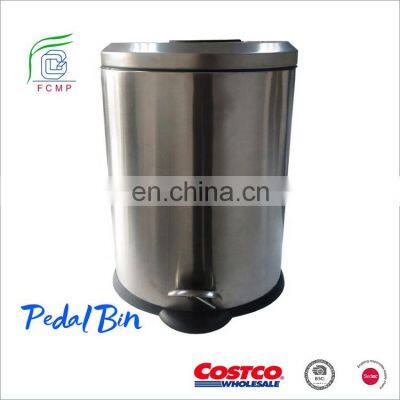 Simple Design Stainless Steel Foot Pedal Dustbin photo-4