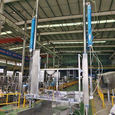 Cheap Price Cattle Abattoir Offal Rise & Fall Elevator For Slaughterhouse Equipment photo-3