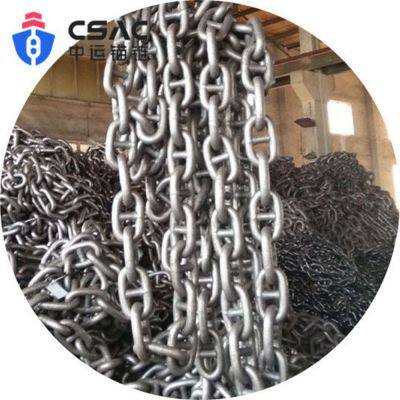 Black Painted Floating Wind Power Platform Stud Link Anchor Chain Grade 2, 3 With ABS, DNV, CCS, LR, KR, NK, BV photo-5