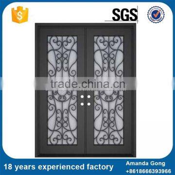 Premium Quality Modern Wrought Iron Security Doors Design photo-2