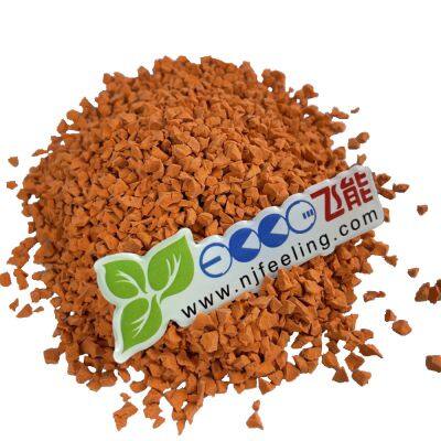 Non-slip Running Track Durable Red Color EPDM Rubber Granules Sports Surface photo-3