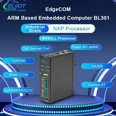 I.MX6ULL +ARM Cortex-A7 Embedded Computer with CAN/DI/DO Support LINUX OS