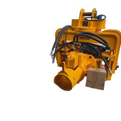 Excavator to Photovoltaic Pile Driver Solar Photovoltaic Pile High Frequency Vibration Hammer Steel Plate Cement Pile photo-6