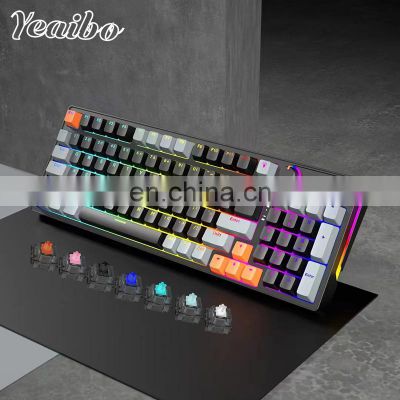 usb computer switch switches wireless mechanical ergonomic 60% rgb backlight mini wire backlit mechan custom gaming keyboard