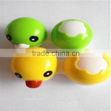 new design plastic contact lens dual case custom