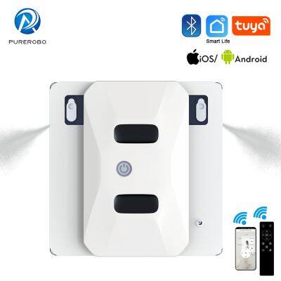 PUREROBO W-S3S TUYA APP Bluetooth Connect Intelligent Window Cleaning Robot Automatic One-touch Control  Handsfree Robot Cleaner