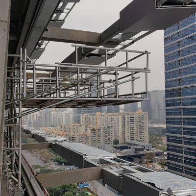 High-Rise Building Working Platform Outer Aluminium Cantilever Scaffold Tower System photo-3