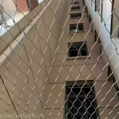 Customized Stainless Steel Ferruled Wire Rope Mesh for Rooftop Safety Protective Net