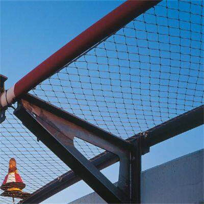 High Strength Aviary Cable Net Stainless Steel Wire Rope Mesh With Flexible Ferrule Metal for Zoo Animals