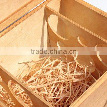 Europe Six Bottles Wood Gift Packing Wooden Wine Box for Sale photo-5