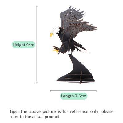 Customized Design 3D Eagle Cardboard Puzzle DIY Assembly Bird Animal Model for Gift&Stationery&Toys Shop photo-2