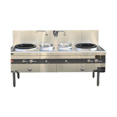 Нержавеющая сталь, экономический комплект из двух сковород и двух нагревателей - 250 Вт мощности вентилятора на каждый горелку