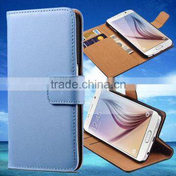 PU Leather Wallet Book Mobile Flip Cover for Samsung Galaxy S6 For Sale                        
                                                Quality Choice